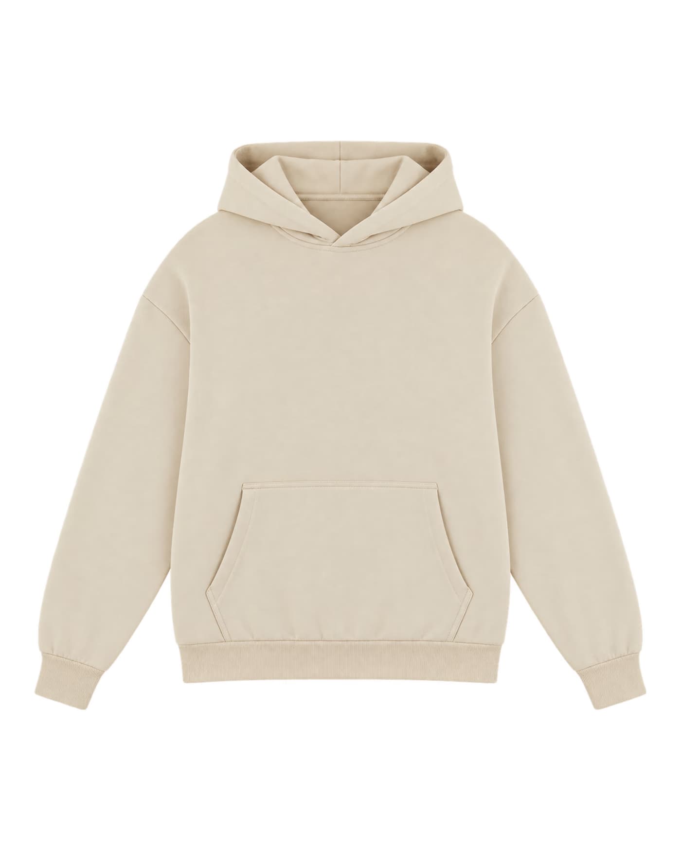 Hoodie Élio à personnaliser, coupe oversize, 500 g/m², coloris sable